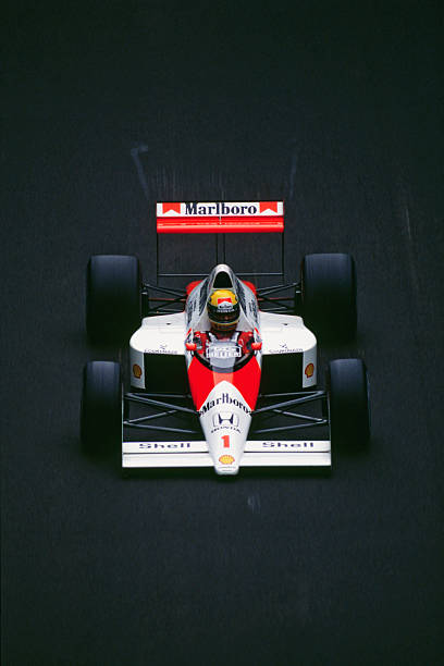 Ayrton Senna, McLaren, Monza, 1989. Photo Pascal Rondeau. #F1