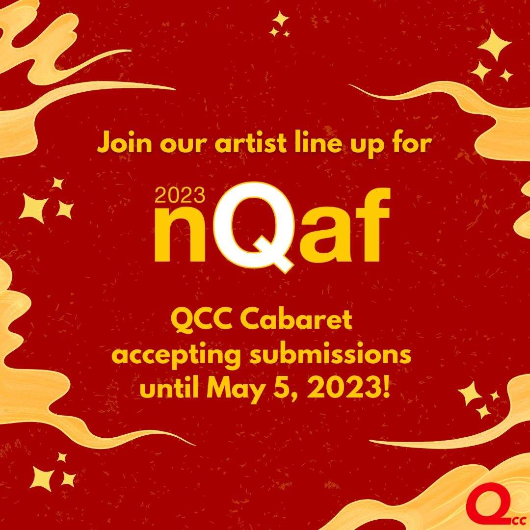While we are dropping this year's NQAF artist line up VERY soon (👀), many artists have reached out about how they can be involved.

You're in luck - our submission deadline has been EXTENDED for our QCC Cabaret!
⁠
More info here: tinyurl.com/QCCCabaret
⁠
#NQAF #QueerArt