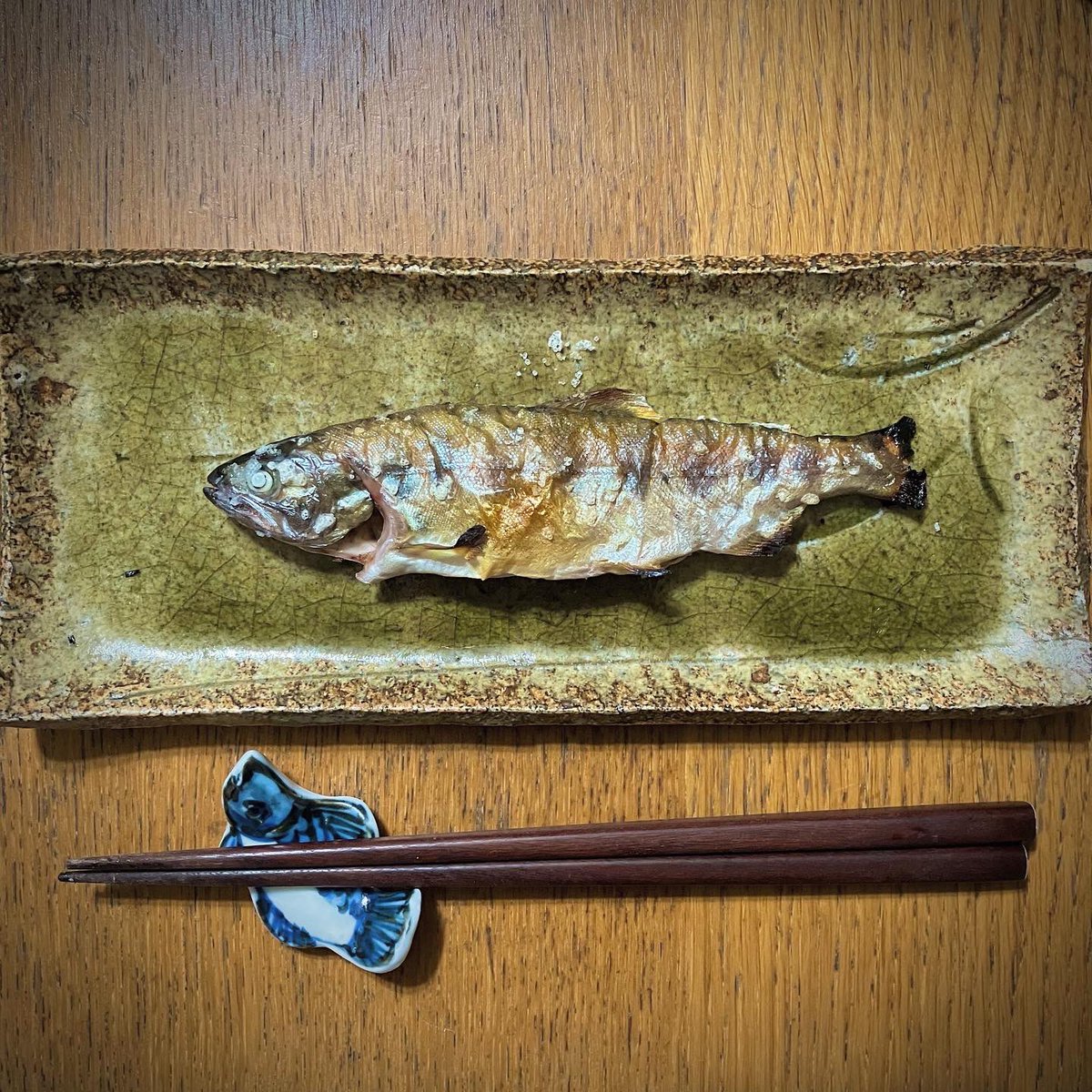 kotaro_omura's tweet photo. 雨子塩焼
#amago #traut
#fryfishing https://t.co/j8eupwwgZn