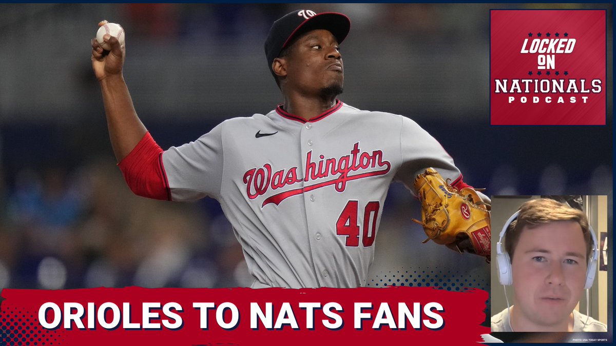 4.18.23 Locked On Nats is LIVE!

⚾️Joined by @DannyNokes 
⚾️What was it like to make the transition from being an Orioles fan, to a Nationals fan? 
⚾️Preview of the Beltway Series as Josiah Gray takes the mound for game 1

linktr.ee/LockedOnNation…