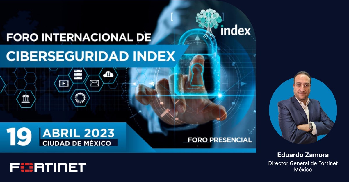 omolinaf's tweet photo. Fortinet estará presente en el Foro Internacional de Ciberseguridad INDEX en la Ciudad de México 🇲🇽 donde participaremos con una plática presentada por Eduardo Zamora, Director General de Fortinet México. 
 
Para más información sobre este Foro visite https://t.co/Ga7StMwSAi https://t.co/ORd78zUIRP