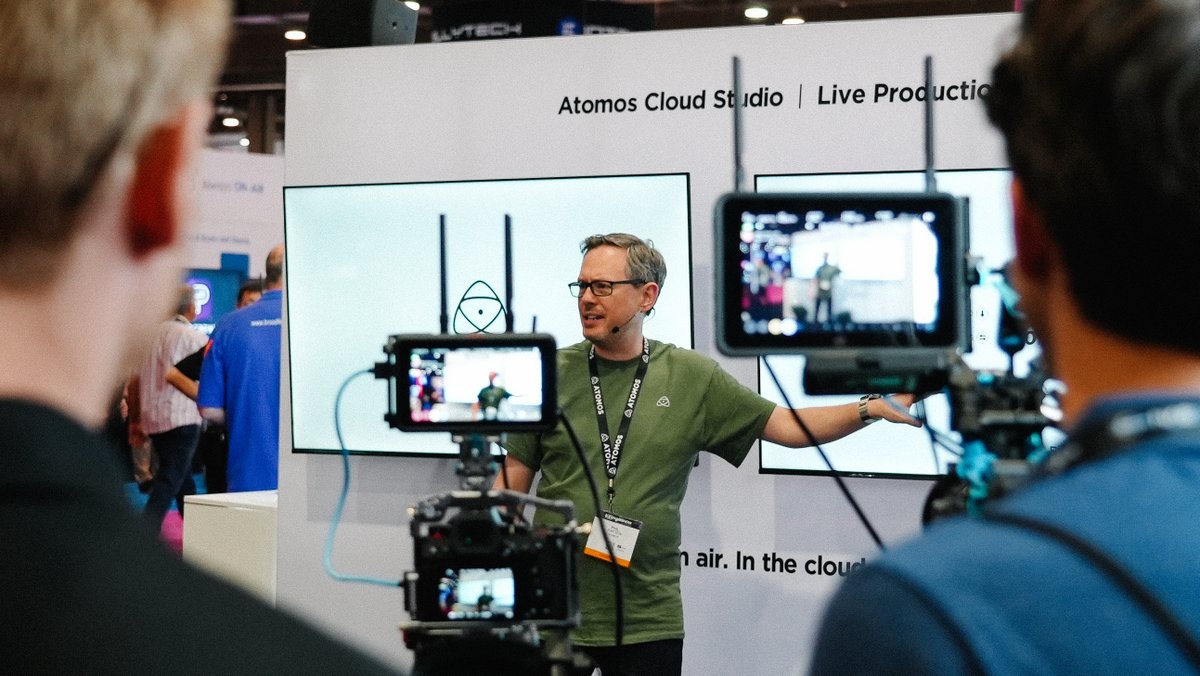 AtomosGlobal's tweet photo. It’s been amazing to come back and meet with our users again in person at #NAB2023. The Atomos team is thrilled to catch up, support and unite our friends and family in the industry.
#AtomosCloudStudio #ATOMOSCONNECT #ShogunCONNECT #ZatoCONNECT #NinjaV #Production #PostProduction https://t.co/CTV2KQpa4U