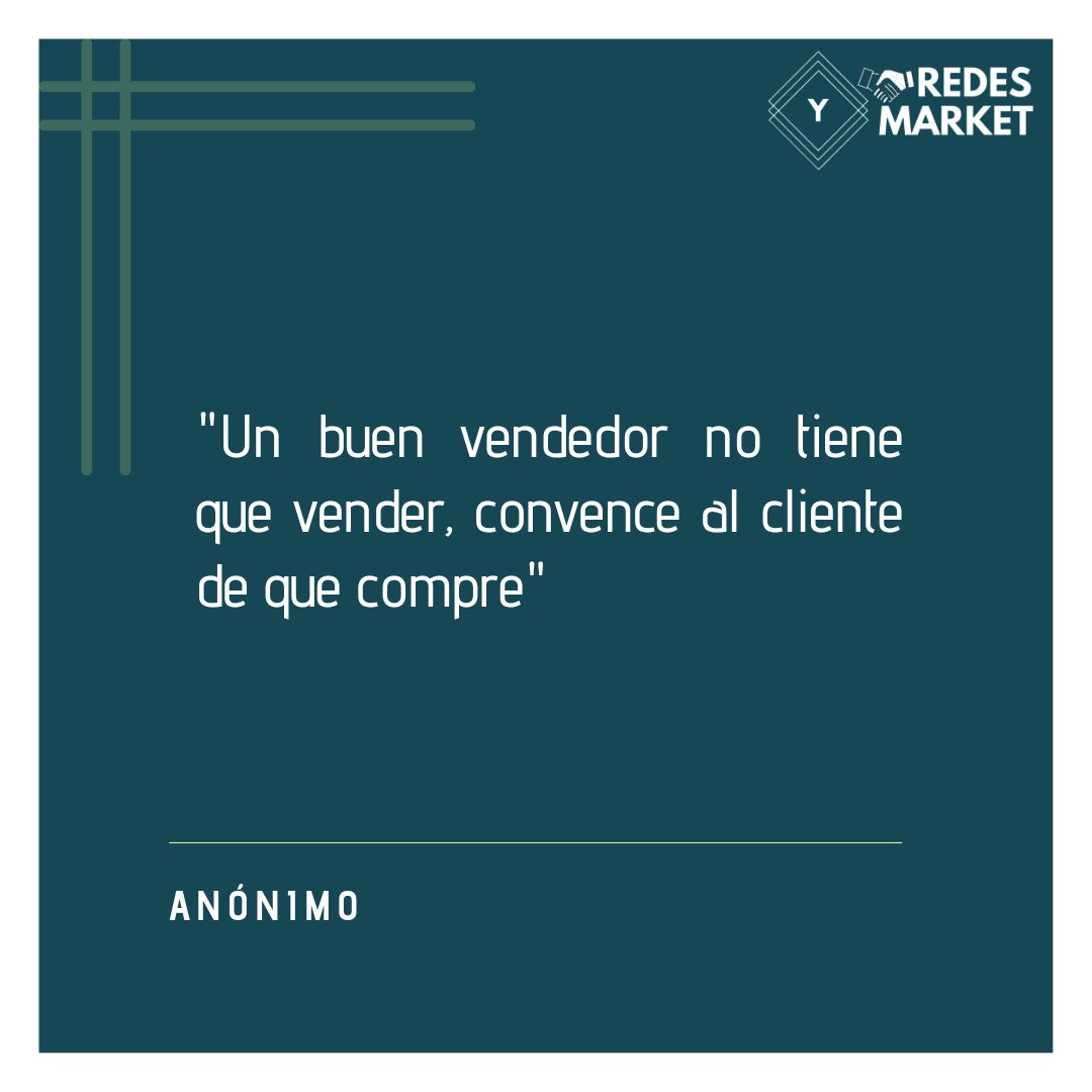 escribo_si's tweet image. &quot;Un buen vendedor no tiene que vender, convence al cliente de que compre&quot; - Anónimo.

#ventasdigitales #vendermás #vendermejor