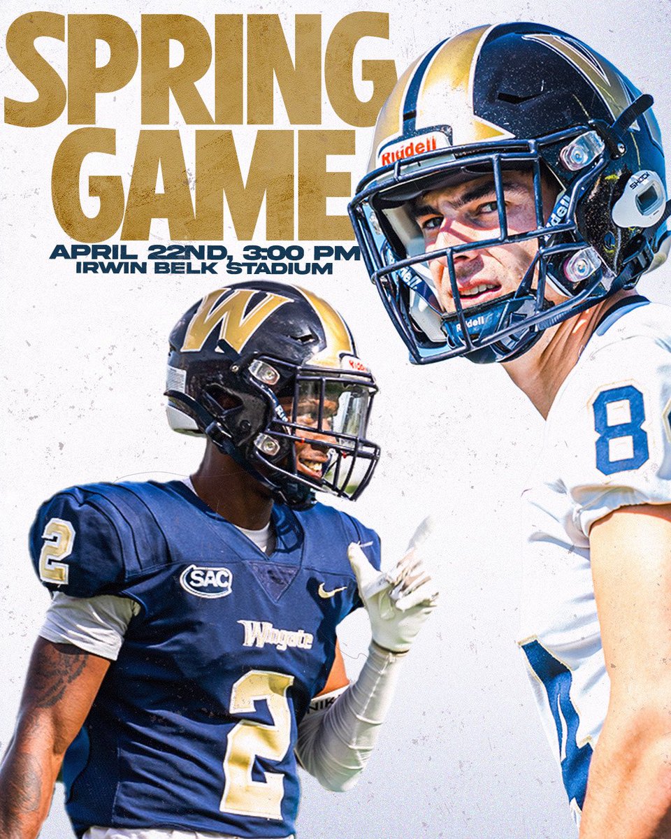 GAME WEEK⁣
⁣
It’s spring ball time‼️⁣
Save the date 🗓️⁣
⁣
#OneDog
