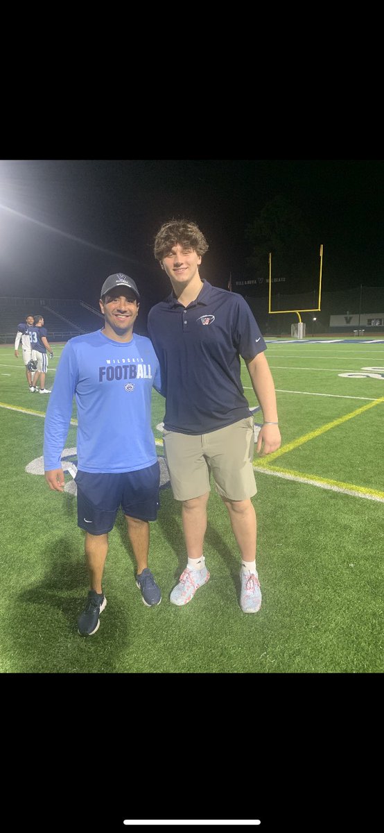 Thank you @CoachPagan for having me at Villanova last weekend. It was amazing and can’t wait to be back in the future! @NovaFootball @mjfrecruits