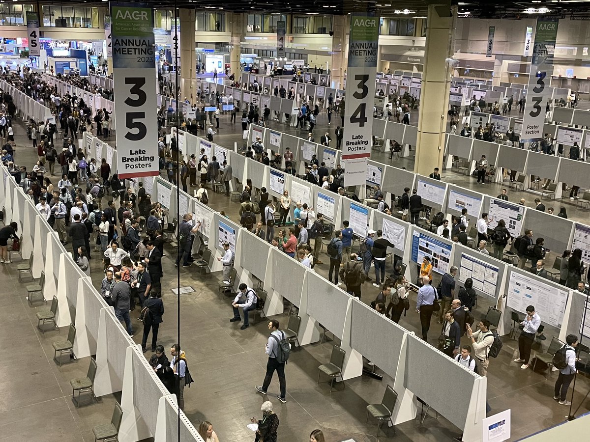 So excited to be at #AACR23!