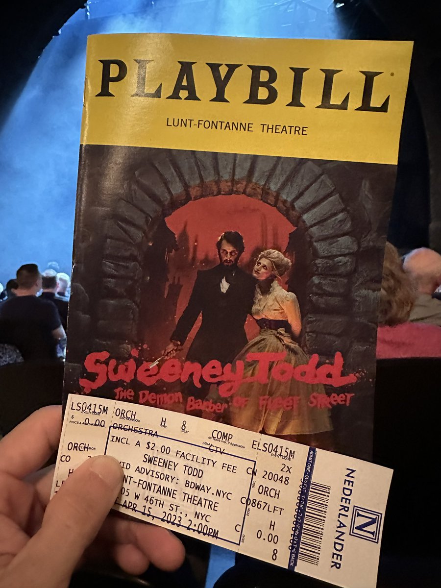 What I saw this week on Broadway
Ésto vi esta semana en Broadway.

#Broadway 
#theater 
#Tonyawards