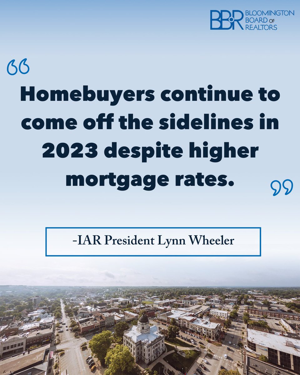 BloomingtonBOR's tweet photo. Indiana home sales continued their 2023 recovery in March.

Learn more about the latest Indiana housing data:
https://t.co/IwXFvbghM7 https://t.co/6dbSkJ6WH5
