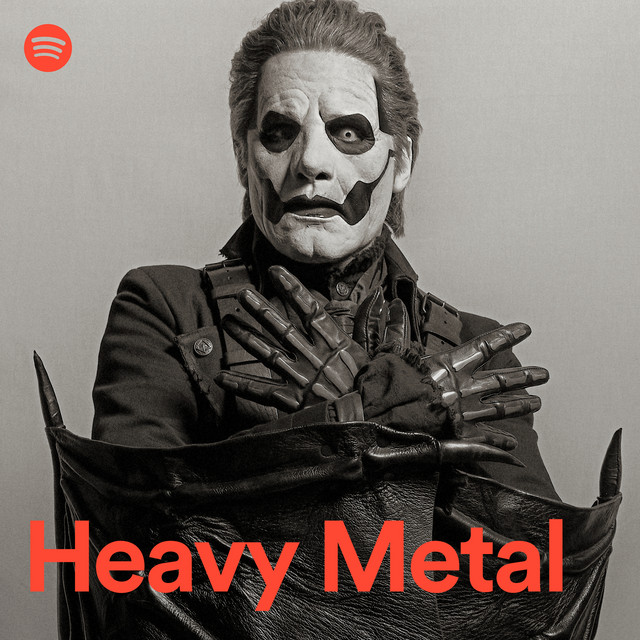 thebandGHOST's tweet photo. [MESSAGE FROM THE CLERGY] 

We wish to inform you Ghost is on the cover of @Spotify's Heavy Metal playlist. Thank you for your support. Listen to "Jesus He Knows Me" from the forthcoming release PHANTOMIME here: https://t.co/yUPwn9rjGk https://t.co/w7IYFwCw4y