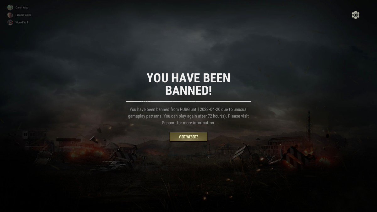 FabledPower's tweet photo. @PUBG_Support Got a 3 day ban for “unusual gameplay” after 5 years of being an average player… https://t.co/35GIqRUdMF
