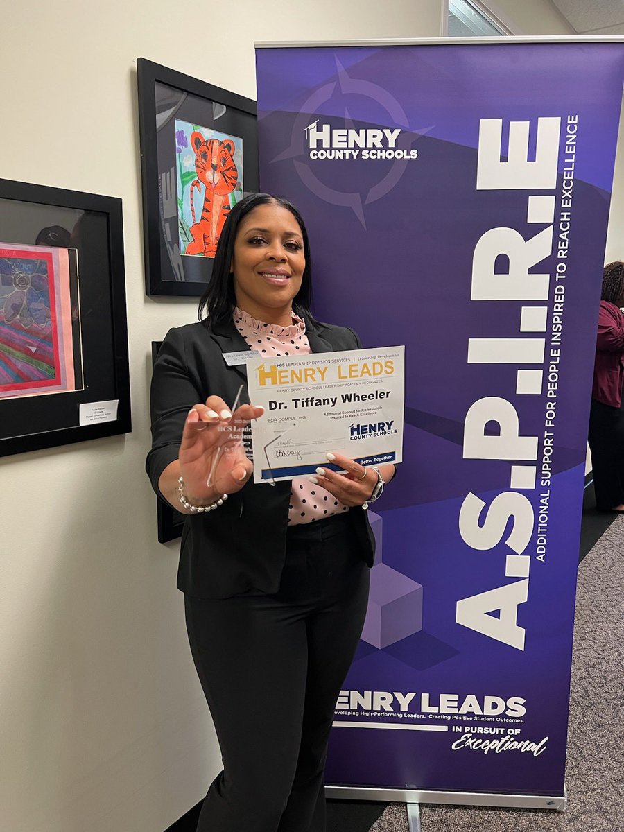 Dr. Tiffany L. Wheeler (@dr_tiffanyl) on Twitter photo It was an honor to be recognized at the <a href="/HenryCountyBOE/">Henry County Schools</a> meeting for completing the ASPIRE 2023 cohort, lead by <a href="/CynthiaMcCray19/">Dr. Cynthia B. McCray</a>. #DaretoLead #aspiringleader #transformationalleader #ASPIRE2023 It was an honor to be recognized at the <a href="/HenryCountyBOE/">Henry County Schools</a> meeting for completing the ASPIRE 2023 cohort, lead by <a href="/CynthiaMcCray19/">Dr. Cynthia B. McCray</a>. #DaretoLead #aspiringleader #transformationalleader #ASPIRE2023