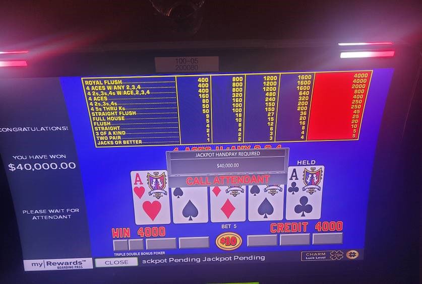 This lucky winner at The Greens by <a href="/WildfireVegas/">Wildfire</a>, leveled up their charm in a big way with this $40,000 jackpot.