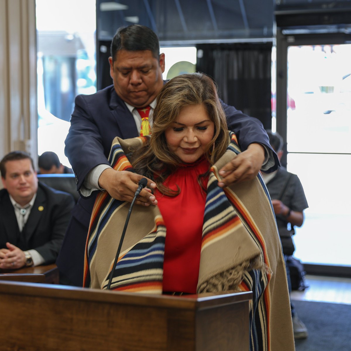 Cherokee Nation Principal Chief <a href="/ChuckHoskin_Jr/">Chief Chuck Hoskin, Jr.</a> issues a statement in response to the @OsageNation’s support for Cherokee Nation’s right to seat a #CherokeeDelegate in Congress:

➡️ Visit cherokeedelegate.com to make your own voice heard!