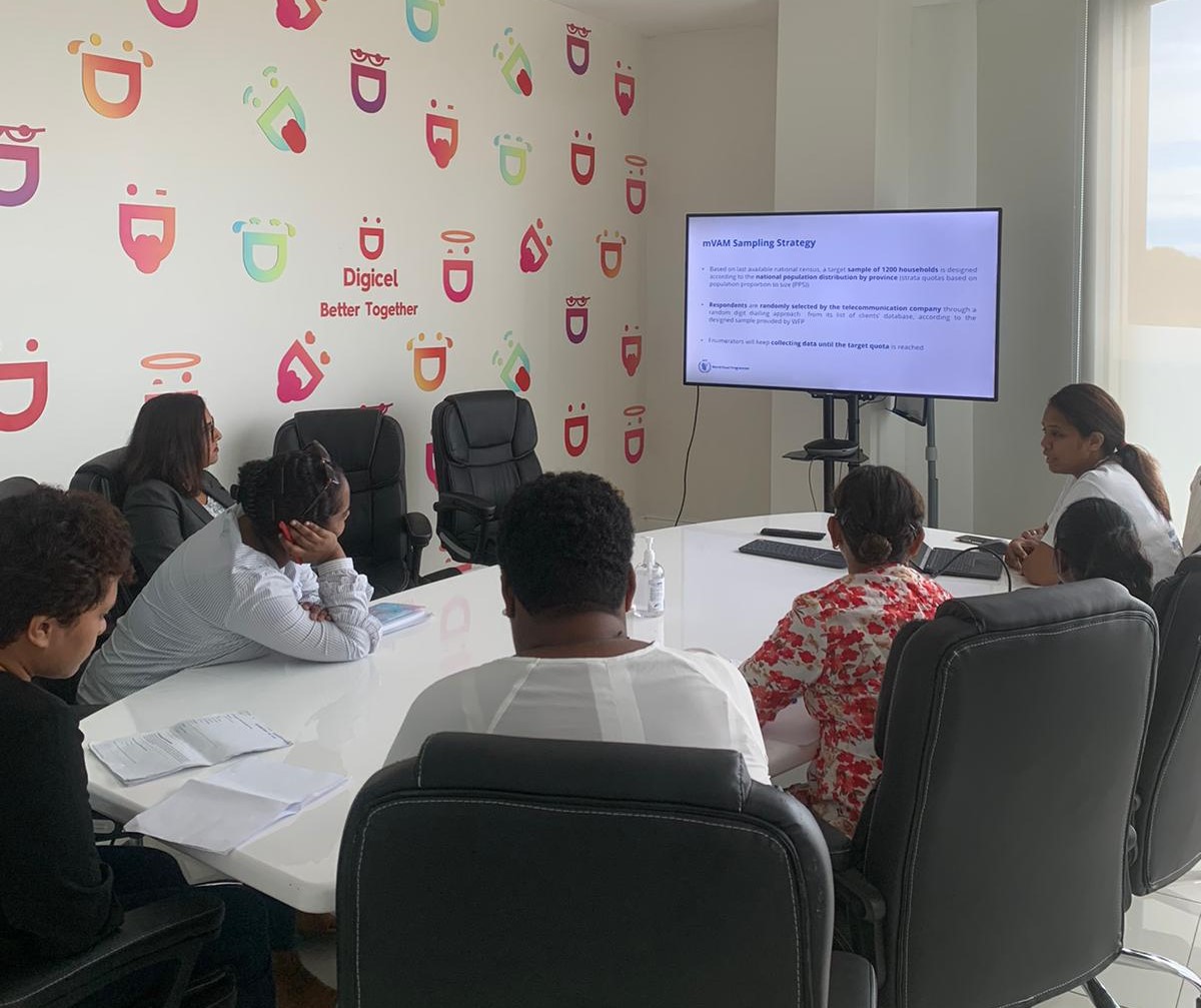 ❗️Happening now❗️

<a href="/DigicelFiji1/">Digicel Fiji</a> personnel are being trained to remotely collect vital info on #foodsecurity #nutrition &amp; #foodmarkets

Digicel supports #WFP with compiling data for informed decision-making to address #FoodInsecurity in the #Pacific

🙏to <a href="/USAIDSavesLives/">USAID's Bureau for Humanitarian Assistance</a>
#mVAM