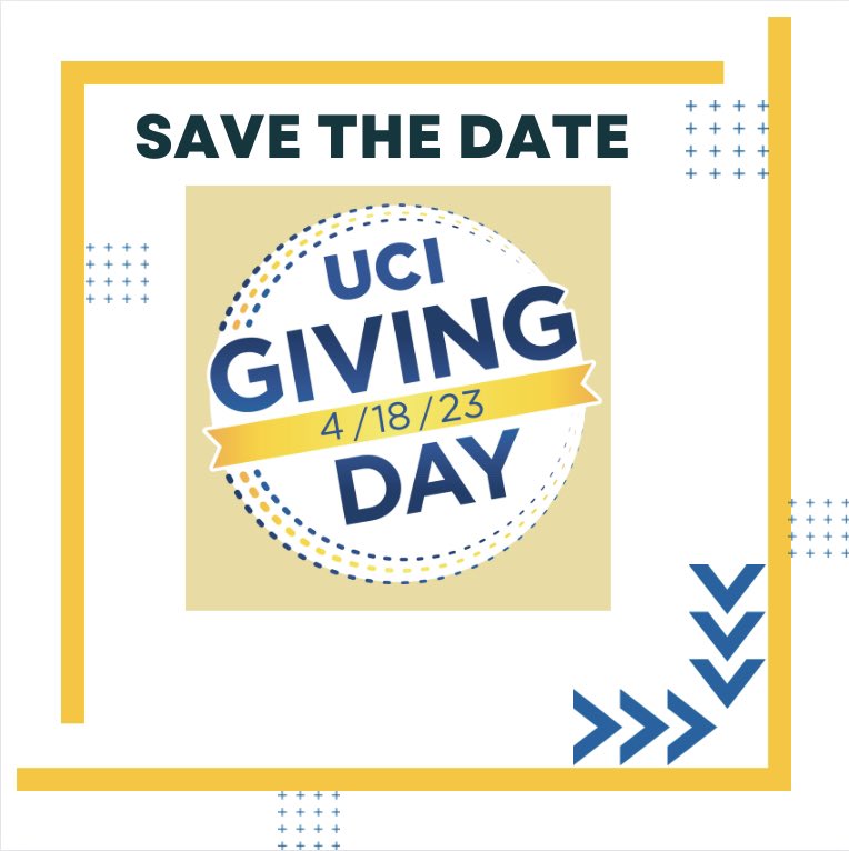 Hey SAGErs, tomorrow we’re kicking off the UCI Giving Day 2023 campaign!!! Stay tuned for details on how to support the #UCISageScholars #ZotZotZot #UCISAGE #ucipride #strongertogether #brilliantfuture