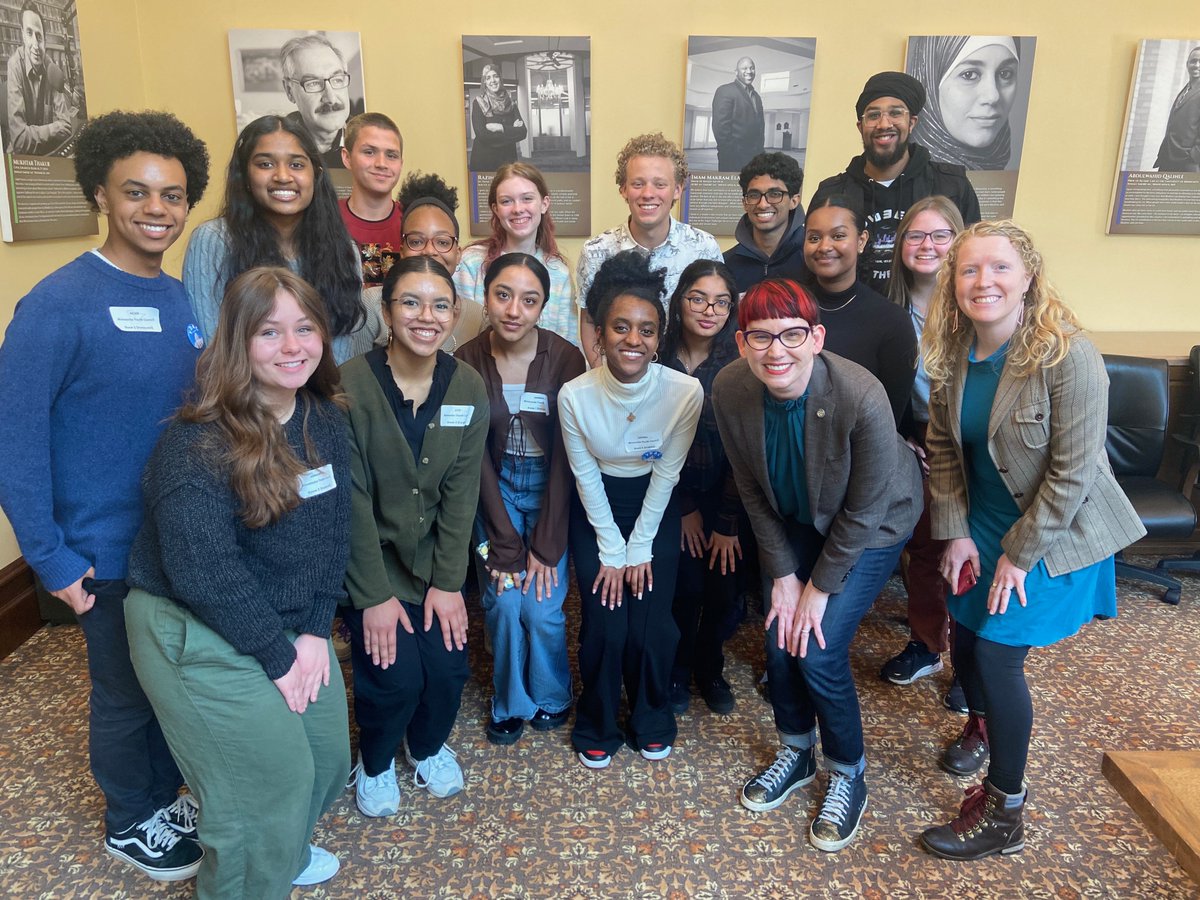 SandraFeistMN's tweet image. I presented the Boundary Waters Permanent Protection bill today to the @MNYouthCouncil in a legislative hearing. These young people asked great questions &amp;amp; I left so inspired by their serious consideration of this bill &amp;amp; my separate bill with @CwodMN to elevate MYC's role in MN.