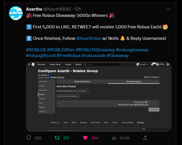 narutoknadh's tweet photo. @AzarthRBXS hi i retweeted and liked and followed.roblox name is narutoknadh. proof https://t.co/un6U0ZsGkb