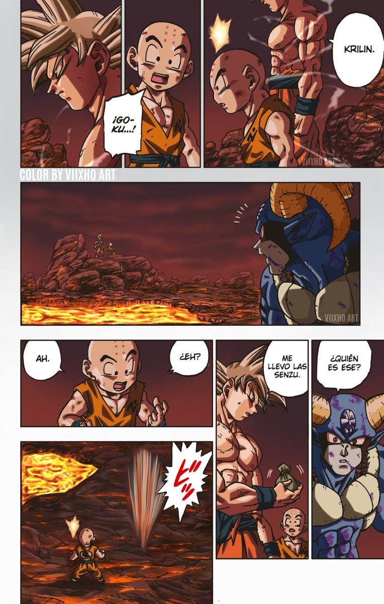 algunas de las páginas que tengo coloreadas del capitulo 65 del manga de #DragonBallSuper , espero que sea de sus agrados ya que seguiré con este proyecto. Saludos🤛.