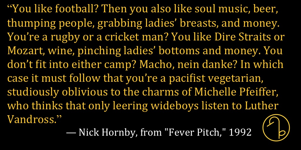 Happy Birthday English writer and lyricist Nick Hornby (April 17, 1957- ) 