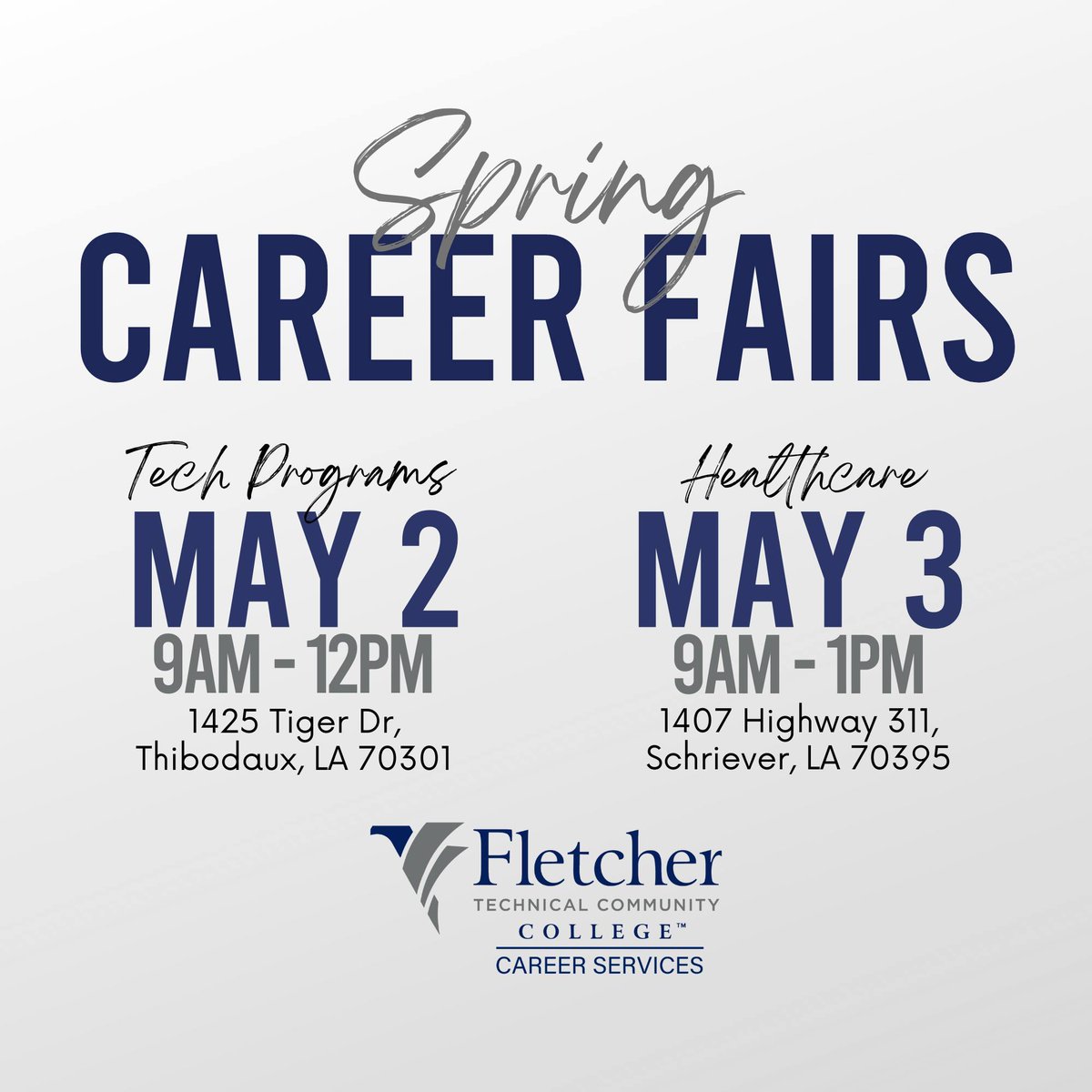 Fletcher College on Twitter "On the hunt for a job? Our Spring Career