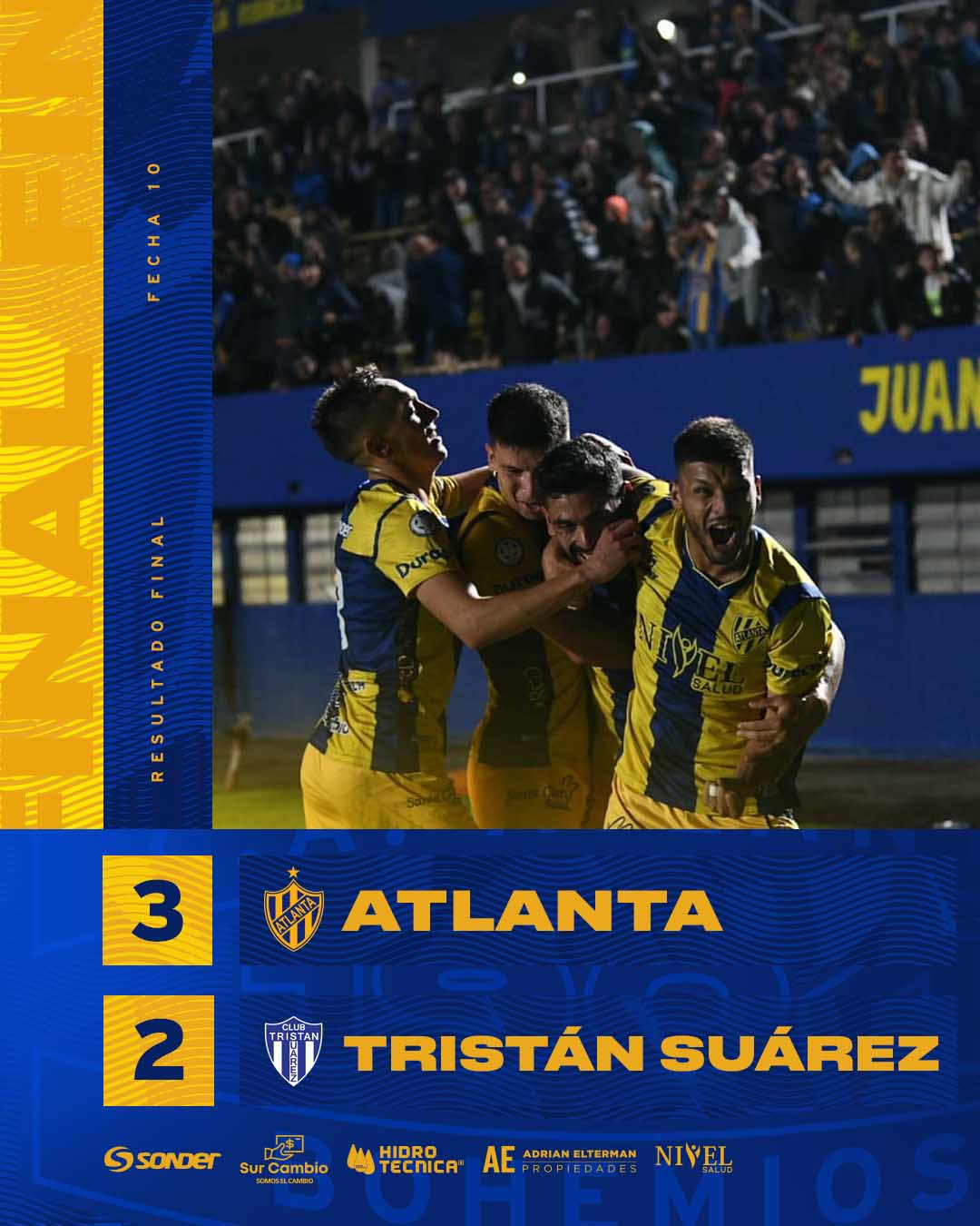 Club Atlético Atlanta on X: Los tres puntos se quedan en Villa