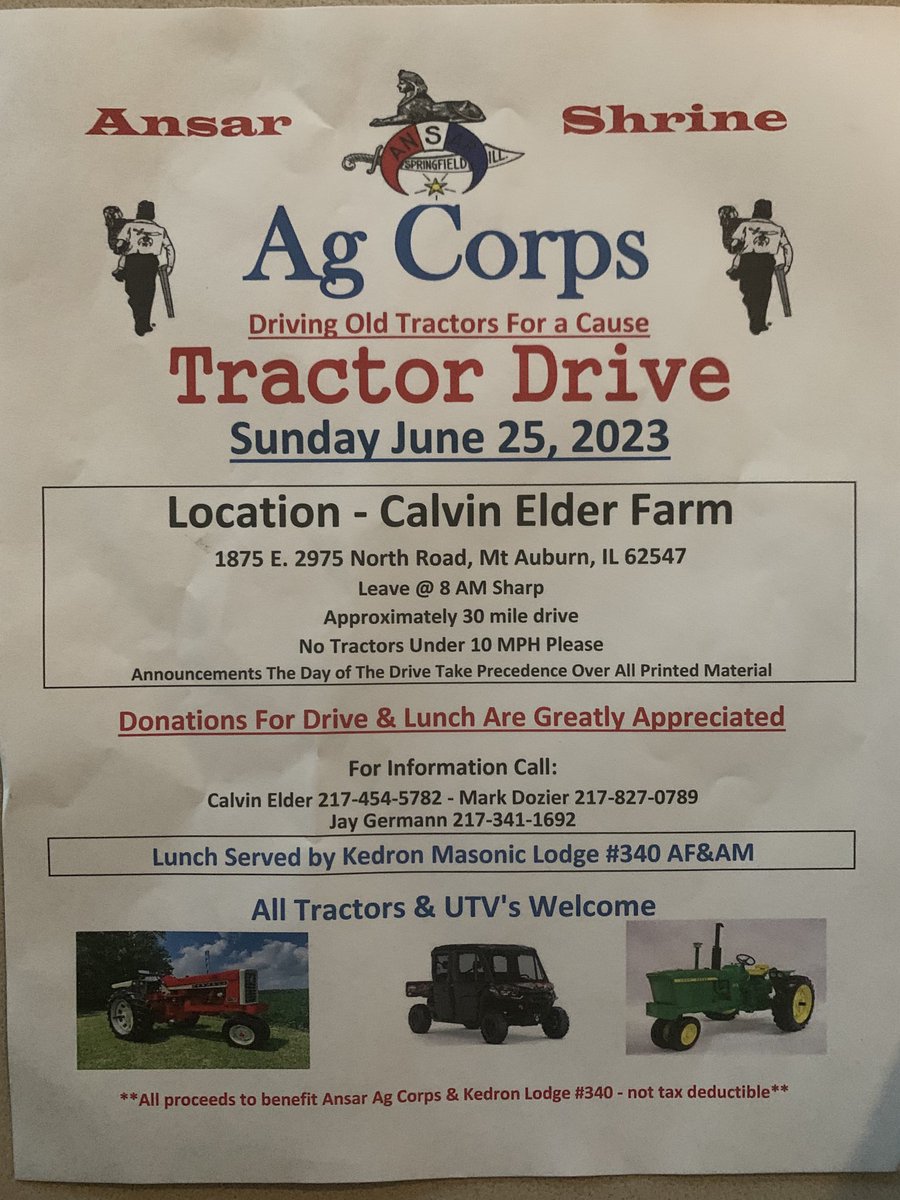 Check out this tractor Drive coming up in June for a cause! #agcorps #tractordrive#travelingadventuresofafarmgirl #