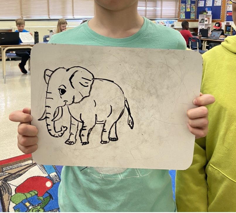 Our students did an amazing job on their first attempt of their elephant drawings. We are learning about the celebrations of India and the importance of the elephant festival. We can’t wait to share the final product.