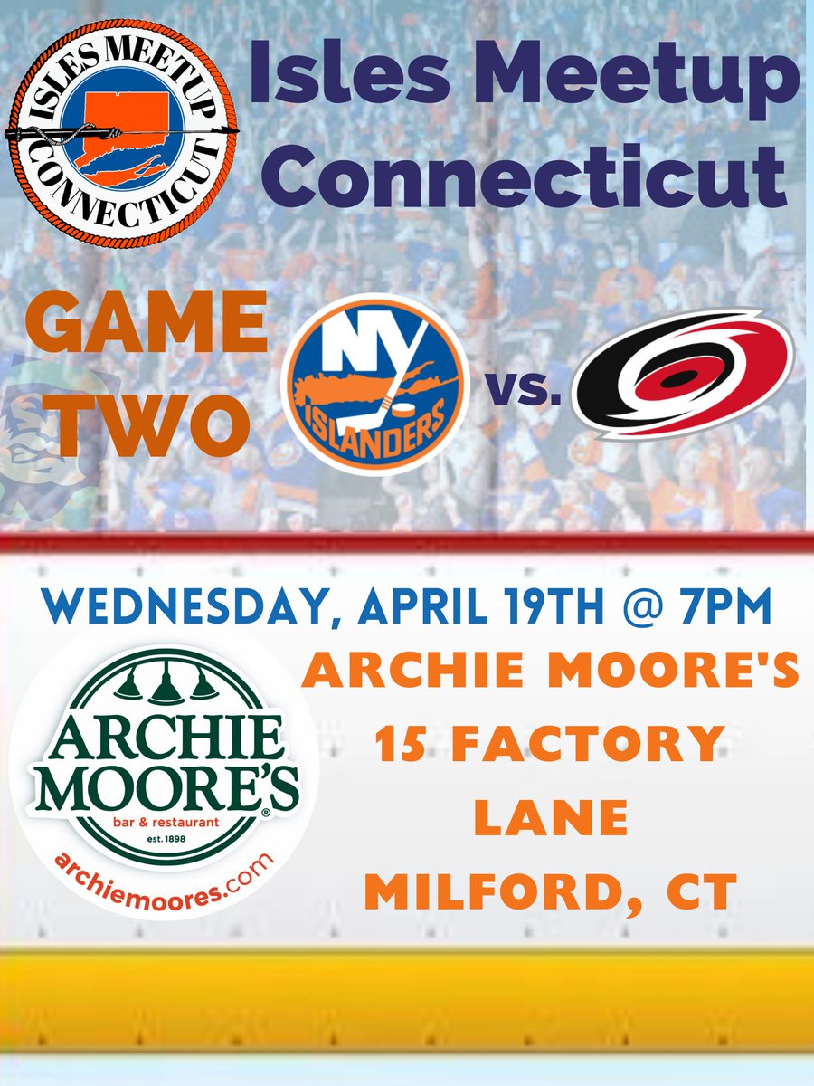 islesmeetup_CT's tweet image. Looking good @IslesMeetups nation!

Join us Wednesday for Game 2
@ArchieMooresCT 
15 Factory Lane
Milford

Let's Go #Isles! #LGI #YESYESYES