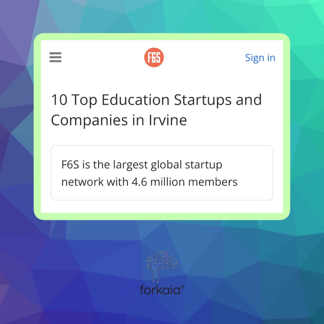 forkaia's tweet photo. Exciting news! 🎉@Forkaia voted top #EdTech company 🎓🚀 We're revolutionizing #education with our innovative platform, democratizing #internships &amp; preparing #students for #careers welcome to the #futureofeducation  #ai #future #college https://t.co/DzHK5VAuOr