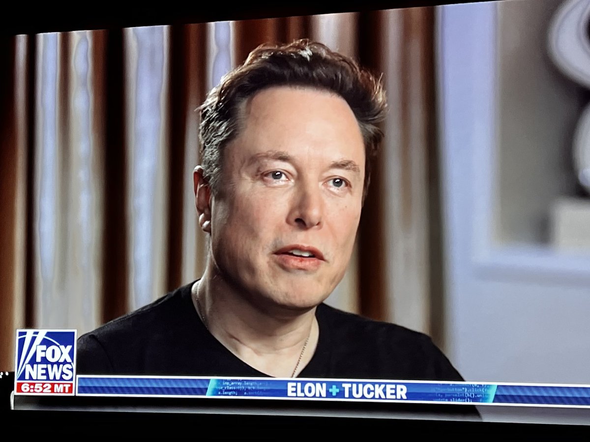 This was a FASCINATING interview. #ElonMusk #TuckerCarlson. More tomorrow.