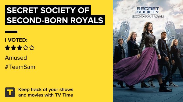Secret Society of Second-Born Royals no TV Time https://t.co/hmfGdpysC5 https://t.co/bCdu8jgHnz