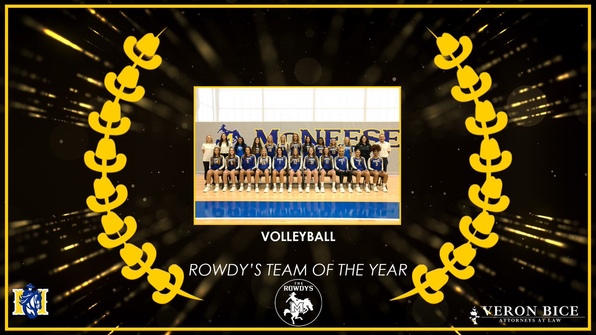 𝐑𝐨𝐰𝐝𝐲’𝐬 𝐓𝐞𝐚𝐦 𝐨𝐟 𝐭𝐡𝐞 𝐘𝐞𝐚𝐫

The team granted this honor consistently represents McNeese at the highest level on all platforms (academics, athletics, &amp; community). <a href="/McNeeseVball/">McNeese Volleyball</a> is The Rowdy’s Team of the Year!

#TheRowdys23 | #GeauxPokes