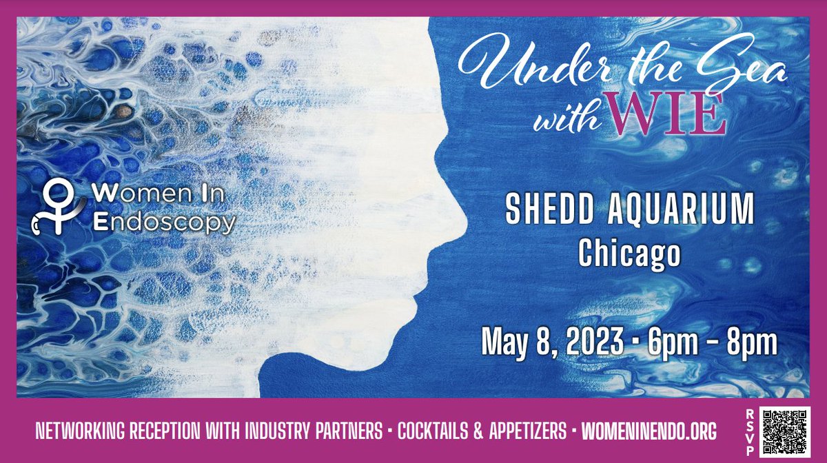 The WIE Under the Sea Networking Event will be here soon! Don't miss out on the opportunity to network with industry partners as we enjoy cocktails and appetizers. Register now before it's too late: buff.ly/40jDXHL @UzmaSiddiquiMD @drsethinyc #womeninendo #endoscopy