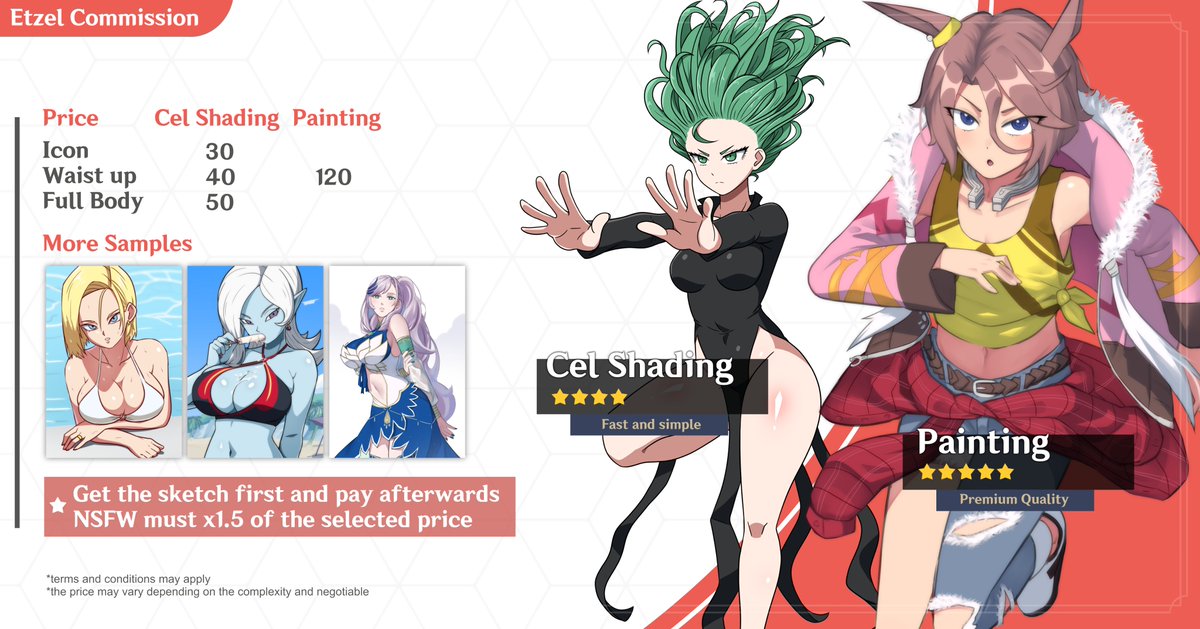 EighteenEtzel's tweet photo. Commission is now open! A4 with 300 dpi resolution.
Contact me through DMs. And check bio for slots.
More samples here: https://t.co/Z0opeiPBuw
#commission #illustration https://t.co/BN2TrTu3hk