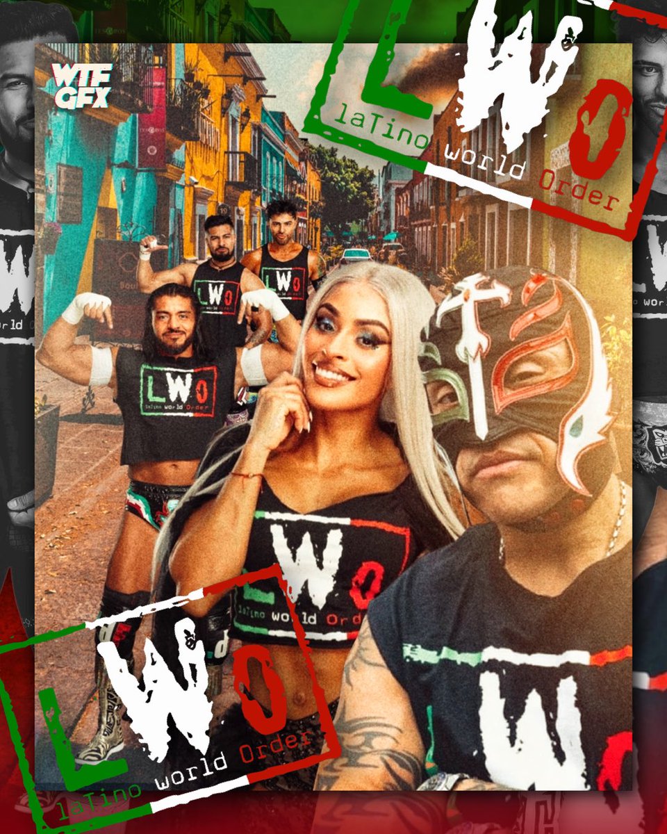 #LWO

featuring #ReyMysterio, #ZelinaVega, #SantosEscobar, #JoaquinWilde and #CruzDelToro! | 

🇲🇽 #LegadoDelFantasma #LatinWorldOrder | #WWERAW #Smackdown