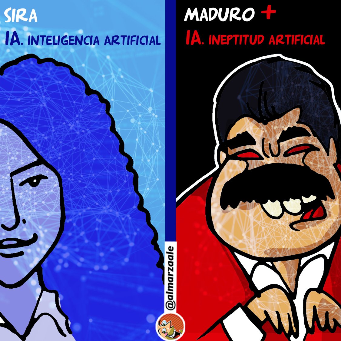 Maduro +
Creado bajo los parámetros de la IA. 
#IneptitudArtificial
Nos llega así lo más nuevo y avanzado 
de la #Revolución y el #madurismo

#Maduro+
+ Inepto
+ corrupto
+ incapaz
+ dictatorial
+ colombiano
+ devaluación
+ hambre

Puedes continuar con esta lista de Maduro+ ?