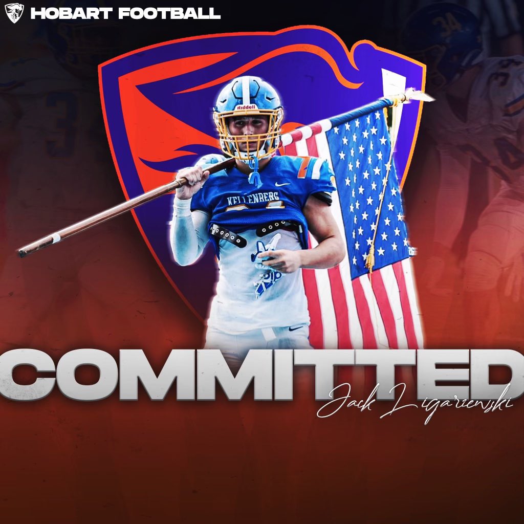 Jack Ligarzewski (@jackligarzewski) on Twitter photo 110% COMMITTED to Hobart College! Thank you to everyone who has helped me along this process especially my family, friends and coaches. Onto the next chapter. #GoStatesmen <a href="/HobartFootball/">Hobart Football</a> <a href="/Coach_DeWall/">Kevin DeWall</a> <a href="/CoachGreenBart/">Michael Green</a> <a href="/KMHSFootball/">Kellenberg Firebird Football</a> <a href="/CoachMeisse/">Coach_Meisse</a> 110% COMMITTED to Hobart College! Thank you to everyone who has helped me along this process especially my family, friends and coaches. Onto the next chapter. #GoStatesmen <a href="/HobartFootball/">Hobart Football</a> <a href="/Coach_DeWall/">Kevin DeWall</a> <a href="/CoachGreenBart/">Michael Green</a> <a href="/KMHSFootball/">Kellenberg Firebird Football</a> <a href="/CoachMeisse/">Coach_Meisse</a>