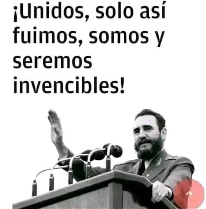 #CubaViveEnSuHistoria 
#CubaViveyVence