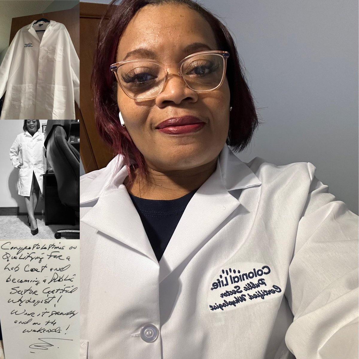 OnlymeWmc's tweet photo. Thanking God first!! Very proud moment ..#hardworking #drofinsurance #coloniallife #publicsectorspecialist https://t.co/oSfd4TOcHw
