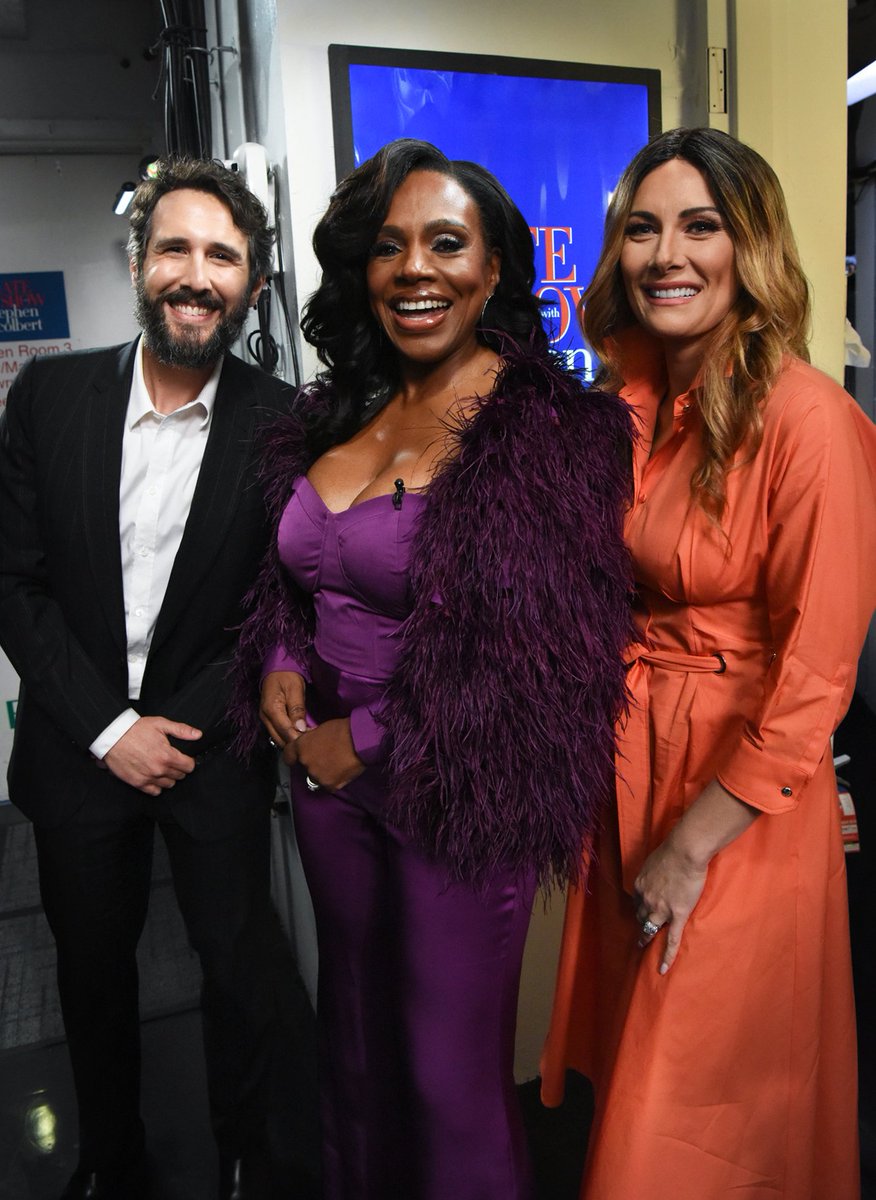 colbertlateshow's tweet photo. When there’s so much Broadway talent under one roof, it just makes you want to burst into song! 

#Colbert @joshgroban @thesherylralph https://t.co/ySZxy5tUsU