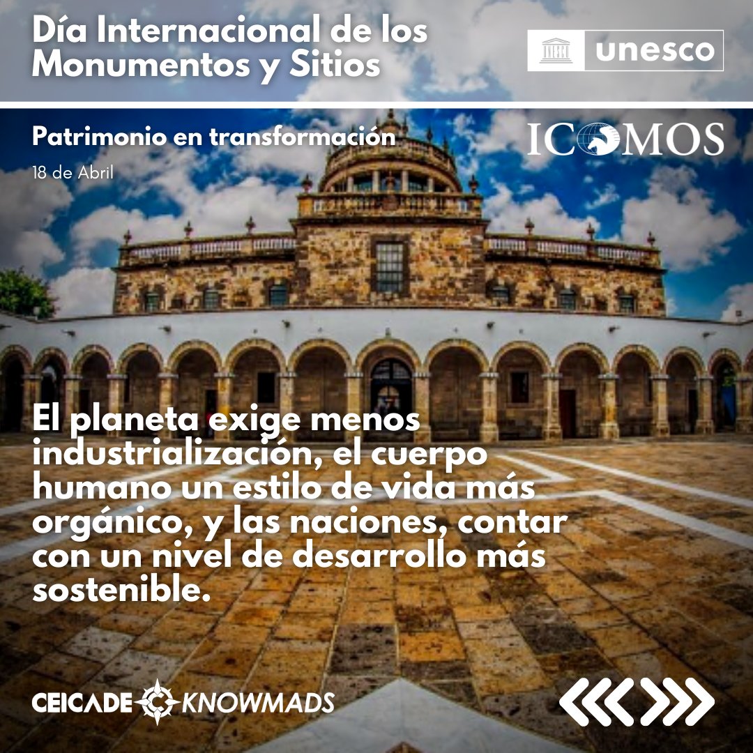CEICADE_AC's tweet image. Día Internacional de los Monumentos y Sitios
18 de Abril

Instituto Cultural Cabañas, Jalisco.
Guardián ubicado en la Perla Tapatía. Ha sido cuartel militar, refugio, centro cultural y casa de asistencia.

#UNESCO #PatrimonioCultural #IcomosIDMS2023 #IcomosCdMx #CEICADE