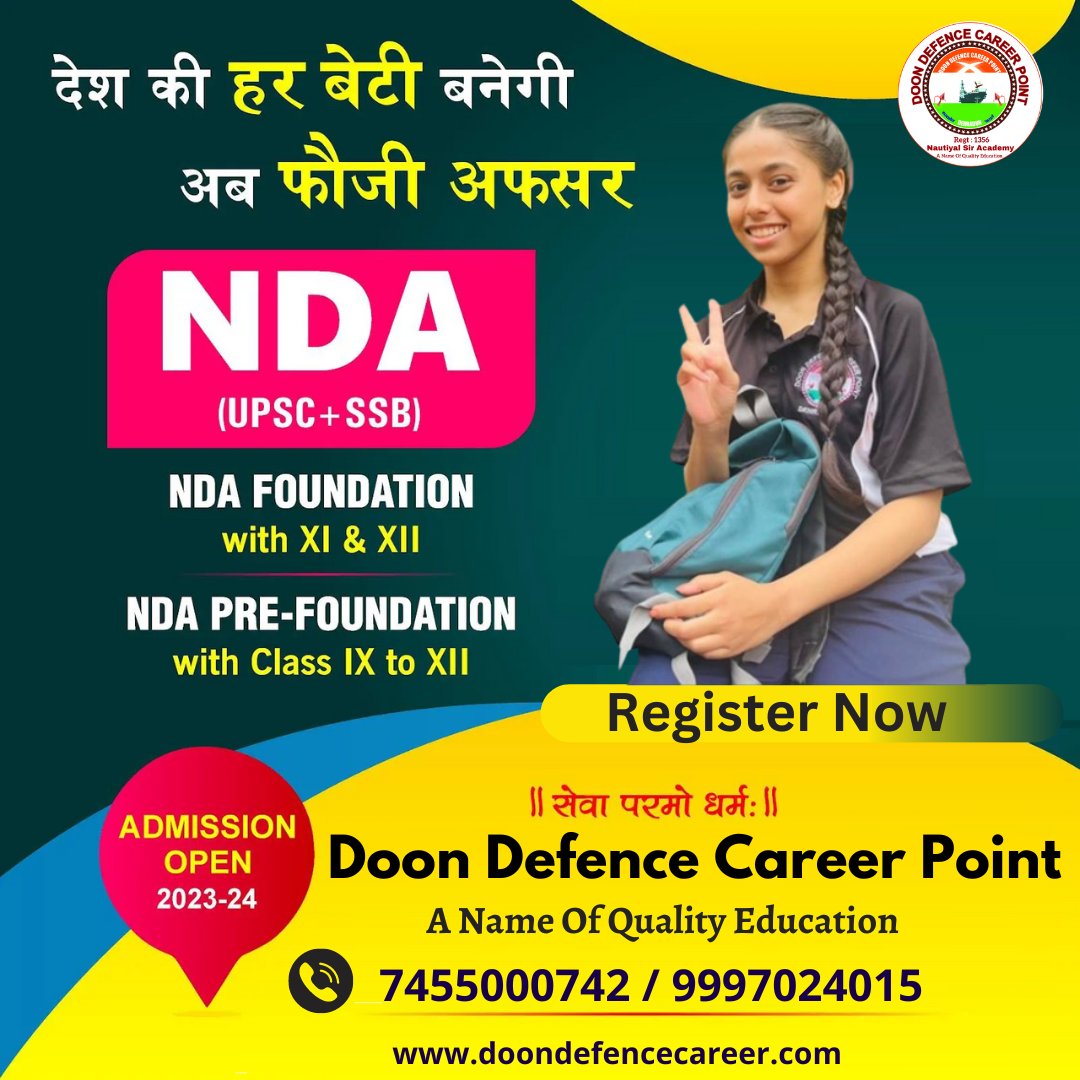 DoonDefenceCP's tweet photo. Admission Open Hurry up! Limited Seats Available. For Admission Inquiry: ► +91-941-204-7446► +91-999-702-4015  Best NDA Coaching  कोचिंग लेने में असमर्थ विद्यार्थी के लिए Special Whatsapp Group By Doon Defence Career Point, Dehradun 👍👍👍 Notes PDF Quiz Doubts Solving https://t.co/2FtjrVIYEb