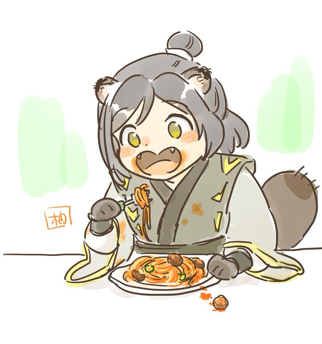 「food raccoon tail」 illustration images(Latest)