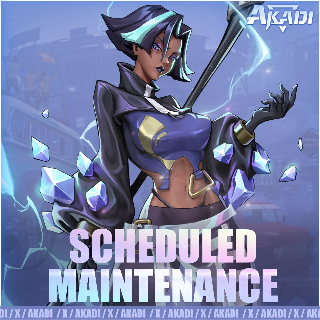 GameAkadi's tweet photo. Our servers will be unavailable during 2023/04/18 6:00 - 10:00 UTC while we are updating the game. You will be unable to log in during this time. We apologize for the inconvenience this may bring and would like to offer you a compensatory gift 1000 diamonds. https://t.co/wq3wLKcuPs