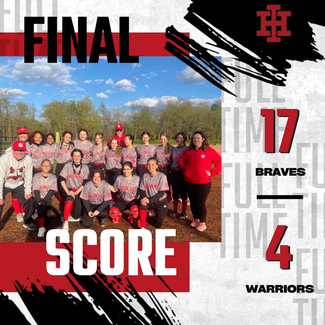 Indian Hill Softball claims another victory against Mariemont! Final score was 17-4 after being down 4-0! Thank you for showing our girls your support tonight!