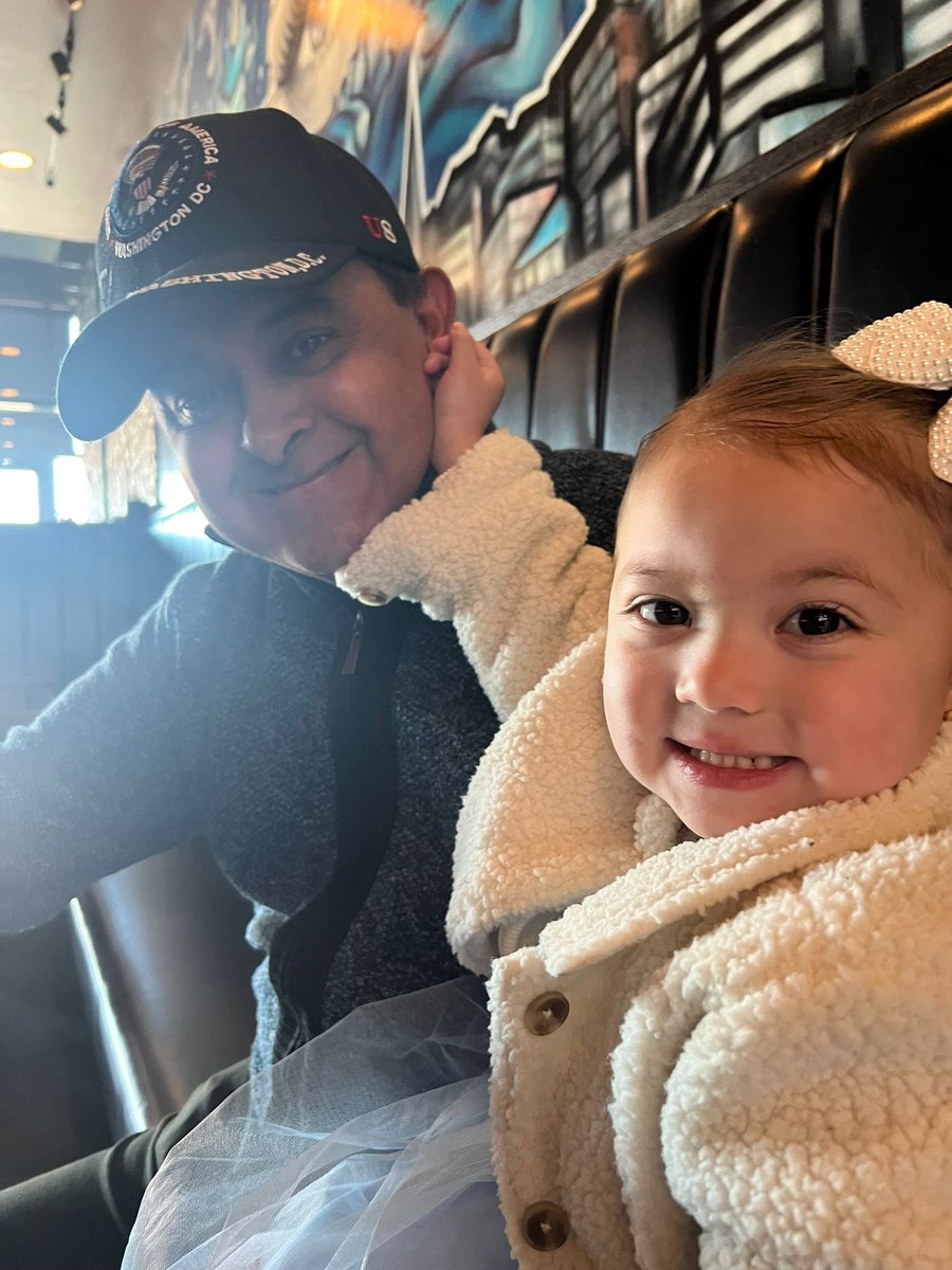 SANDRISCANO's tweet photo. It is my #Heroโs Bday #FelizCumpleaรฑos daddy #AriHallelโs favorite person & #Alessandroโs fav story teller. I am forever grateful 4 his love & unconditional support. If you see a guy with a hat,shirt & sign in my campaigns It is for sure my dad,my #1 fan๐๐ป We love you โฅ๏ธ #blessed https://t.co/KCh1jsjw7y