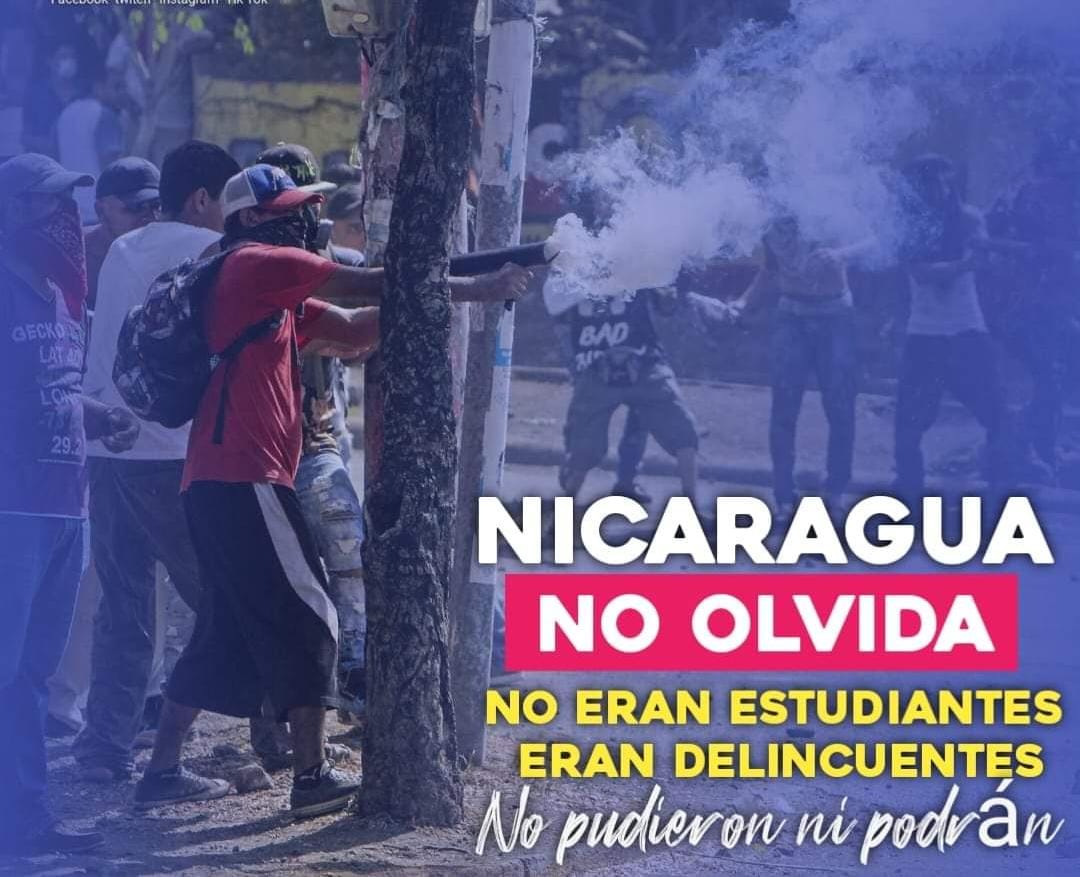 💥🕊NICARAGUA NO OLVIDA
NO ERAN ESTUDIANTES, ERAN DELINCUENTES, PAGADOS POR LA DERECHA

¡NO PUDIERON, NI PODRÁN!

#UnidosEnVictorias
#LaPazNuestraVictoria 

<a href="/abelalexanderl2/">💥𝓐𝓫𝓮𝓵 𝓐𝓵𝓮𝓬𝓴𝓼𝓪𝓷𝓭𝓮𝓻 𝓢𝓪𝓷𝓭𝓲𝓷𝓸💥</a> <a href="/Amanecerabz/">Amanecer 🇳🇮</a> <a href="/EdMo791/">🅴🅳🅴🅽 🅼🅾🅻🅸🅽🅰🆁🅴🆂</a>
