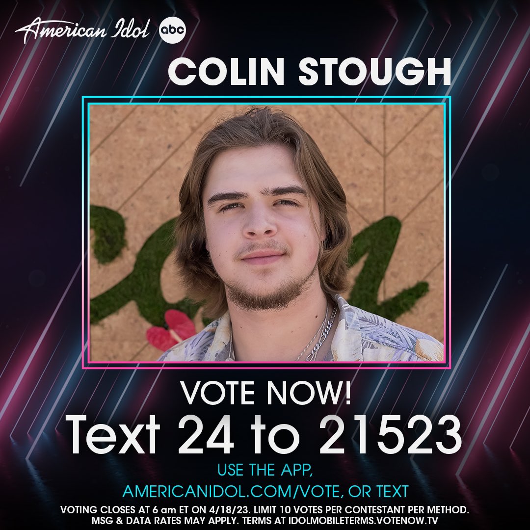 AmericanIdol's tweet image. .@colinstough brought COUNTRY to Hawaii! 🤠🌴 Y’all better vote!

3️⃣ ways to vote:
🌟Go to americanidol.com/vote⁣⁣⁣⁣⁣⁣⁣⁣⁣⁣⁣
🌟Use the American Idol App
🌟Text 24 to 21523

Voting closes at 6am ET! 📲🙌
#IDOL @disneyaulani