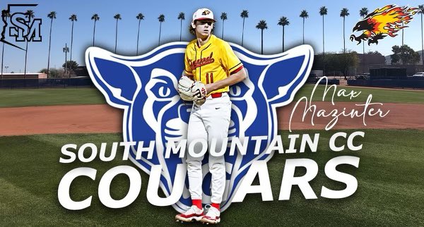I’d like to announce that I will be furthering my baseball and academic career at South Mountain! Thank you to my coaches, teammates, and parents that have supported me and got me to where I am today. @SoMtnBaseball @ChapBaseball_ @RyloCoach @Gerlach13 @CatchBot7