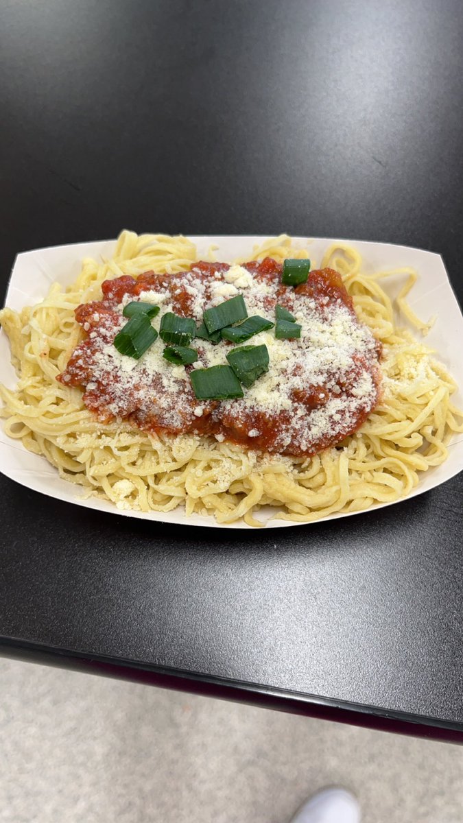 mrsbertroche's tweet photo. Culinary 3 had fun making our own pasta! Bon appetite 🍝 🧑‍🍳 #sayYEStoFCS  @JohnstonCSD @JCSD_JHS https://t.co/aZtil5AHoq